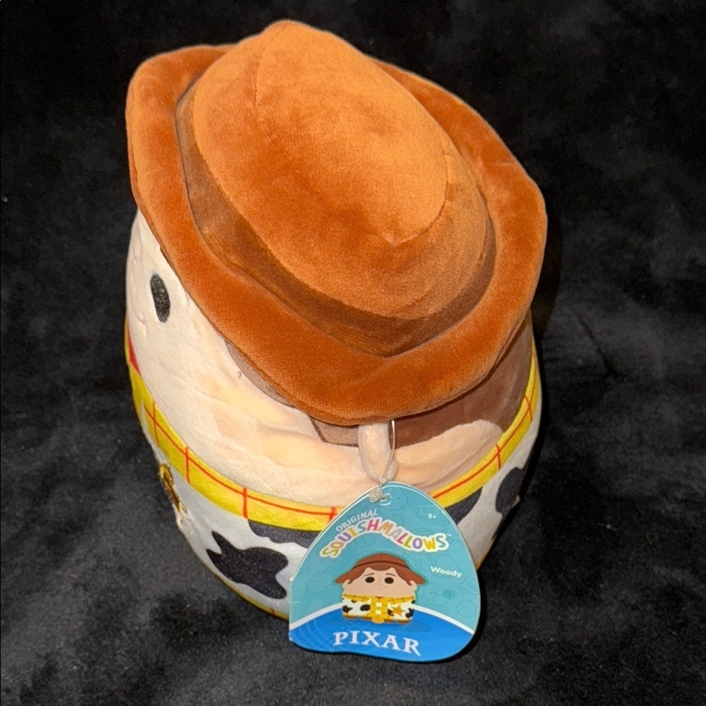 Yellow and Brown Stuffed Animal with Cowboy Charm - Picture 3 of 9